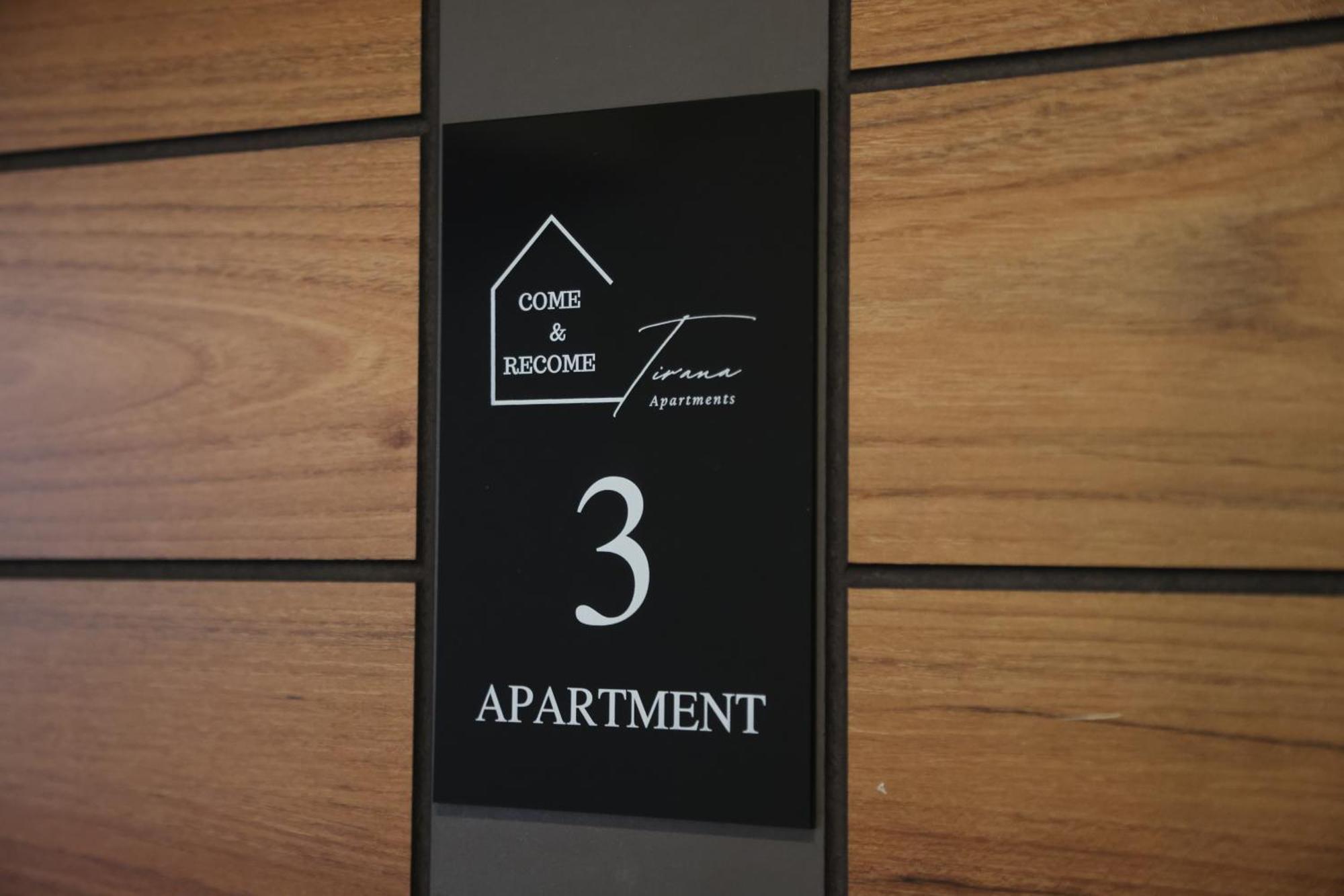 Come&Recome Tirana Apartments מראה חיצוני תמונה